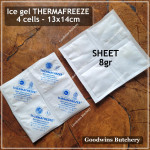 Ice gel THERMAFREEZE pengganti es batu THERMA FREEZE square sheet (price/cell)